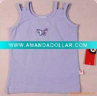 Wholesale Summer girl wear,girl vest,girl undershirt
