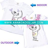 Wholesale UV cotton fashion girls clothing