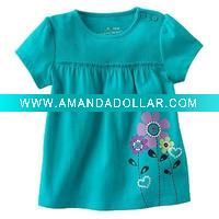 Wholesale 100% cotton shirt for girls