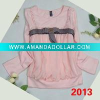 Wholesale summer girls t shirt