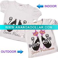 UV color change kid t-shirt