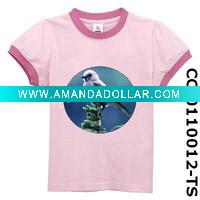 Wholesale 2011 Children's Short-sleeve T-shirt of Cotton