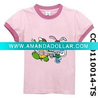 Wholesale 2011 Children's Short-sleeve T-shirt of Cotton