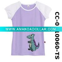 Wholesale 2011 Children's Short-sleeve T-shirt of Cotton