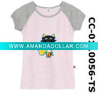 Wholesale Children's Short-sleeve T-shirt of Cotton