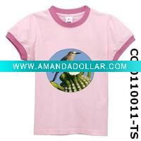 Wholesale 2011 Children's Short-sleeve T-shirt of Cotton