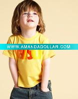Wholesale ORGANIC COTTON CHILDREN T SHIRT/KIDS T SHIRT/CHILDRENWEAR