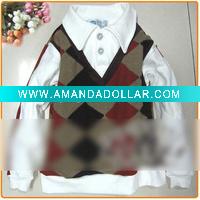 Boy short sleeve suit
