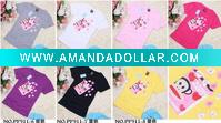 Wholesale New style girls' T-shirt/lady short sleeve t-shirt /cotton T-shirit