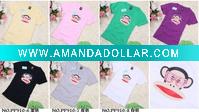 Wholesale New style girls' T-shirt/short sleeve t-shirt /cotton T-shirit