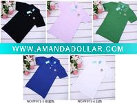 Wholesale New style girls' T-shirt/lady short sleeve t-shirt /cotton T-shirit