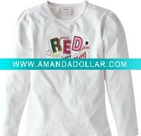 Wholesale 100% cotton baby girl's t-shirts / children's t-shirt.
