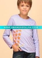 Wholesale bamboo child t-shirs / baby boy's t-shirt