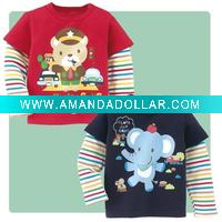 Wholesale children t-shirt/child wear/child garment/children clothes