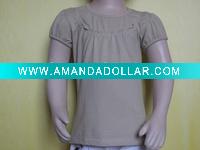 Wholesale kids wear girls T- shirt