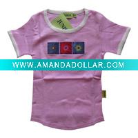 Wholesale O-neck short sleeve Kids' t-shirt