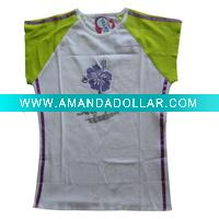 Wholesale fashion design girls' t-shirt