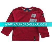 Wholesale O-neck long sleeve kids' wear