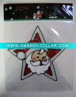 Decorative Christmas window sticker
