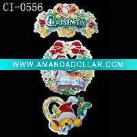 christmas decoration window sticker