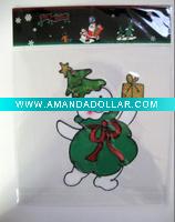 Decorative Christmas window sticker
