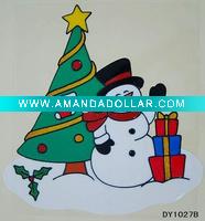 christmas window sticker