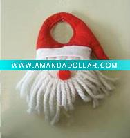 Wholesale decorative christmas door Santa Claus, hanging ornament door hanging christmas father, Promotional Xmas santa toys