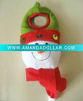 Wholesale decorative christmas door Santa Claus, hanging ornament door hanging christmas father, Promotional Xmas santa toys