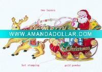 christmas window sticker