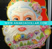 Wholesale Santa christmas window sticker