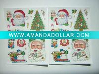 Wholesale window static sticker for Christmas