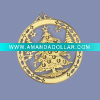 Wholesale 1C golden tree of christmas decoration