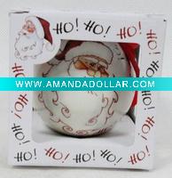 polyfoam xmas ball in window box