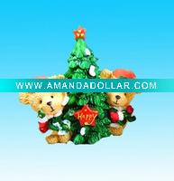 hotsale polyresin christmas tree decorations