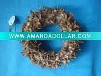 christmas glitter wreath ornament