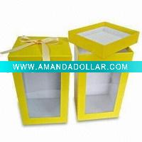 Paper box with window