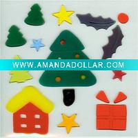 handmade christmas window stickers(LD-B2386)