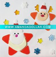 Wholesale Christmas TPR window gel sticker