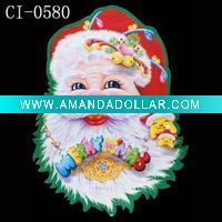 Santa christmas window sticker