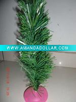Wholesale 40cm green fiber optic christmas tree