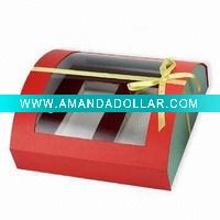 Paper box with window