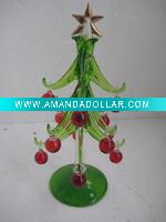 silver christmas tree