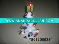 Wholesale EVA Snowing christmas tree with flash light& sonwman