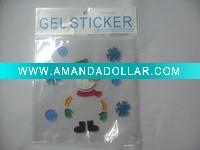 Wholesale Christmas gel sticker