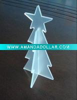 Wholesale frosted acrylic christmas tree
