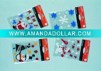Wholesale Christmas gel window sticker