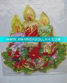 Wholesale Christmas candles stickers