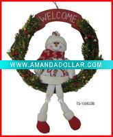 Popular Christmas hanging Wreaths/Christmas door Decoration