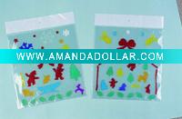 Wholesale Christmas window gel sticker