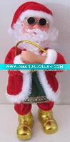 Wholesale electronic christmas santa wear glass